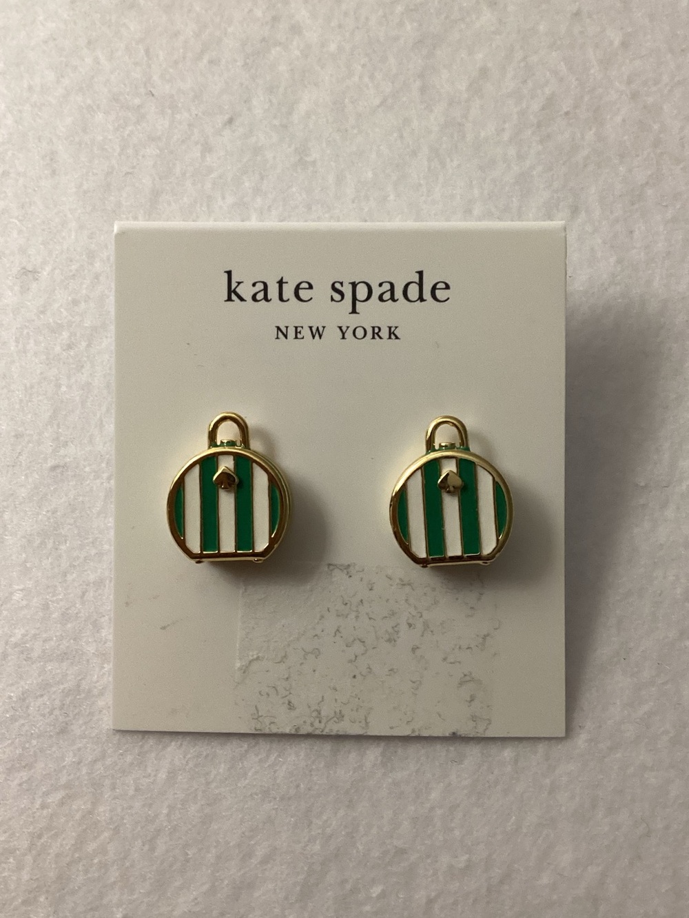 Kate Spade Away We Go Suitecase Stud Earrings - Picture 2 of 8